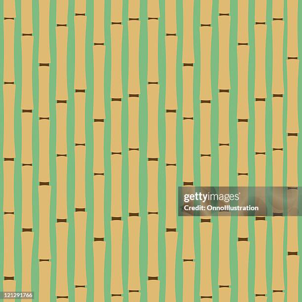 bamboo background - tileable - bamboo background texture stock illustrations