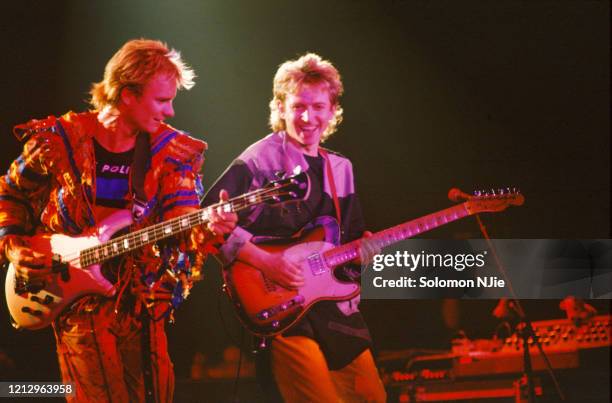Sting, Andy Summers, Police 27-31 December 1983 Wembley Arena.