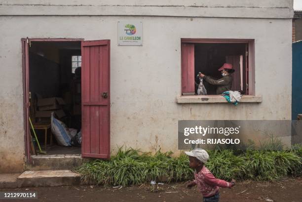 General view of the Le Caméléon centre in the Anjezika neighbourhood in Antananarivo on May 13, 2020. - Le Caméléon, an independent humanitarian...