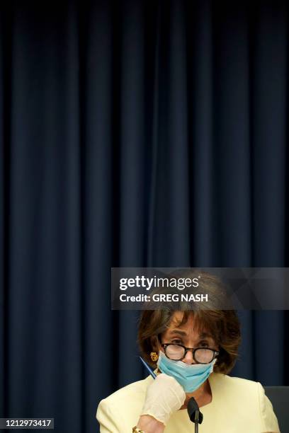 Chairman Rep. Anna Eshoo is seen during a House Energy and Commerce Subcommittee on Health hearing to discuss protecting scientific integrity in...