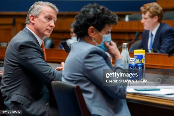 Dr. Rick Bright testifies before the House Energy and Commerce Subcommittee on Health on May 14 in Washington, DC. - Bright filed a whistleblower...