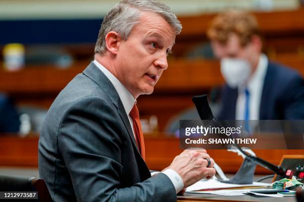 Dr. Richard Bright, former director of the Biomedical Advanced Research and Development Authority, testifies before the House Energy and Commerce...