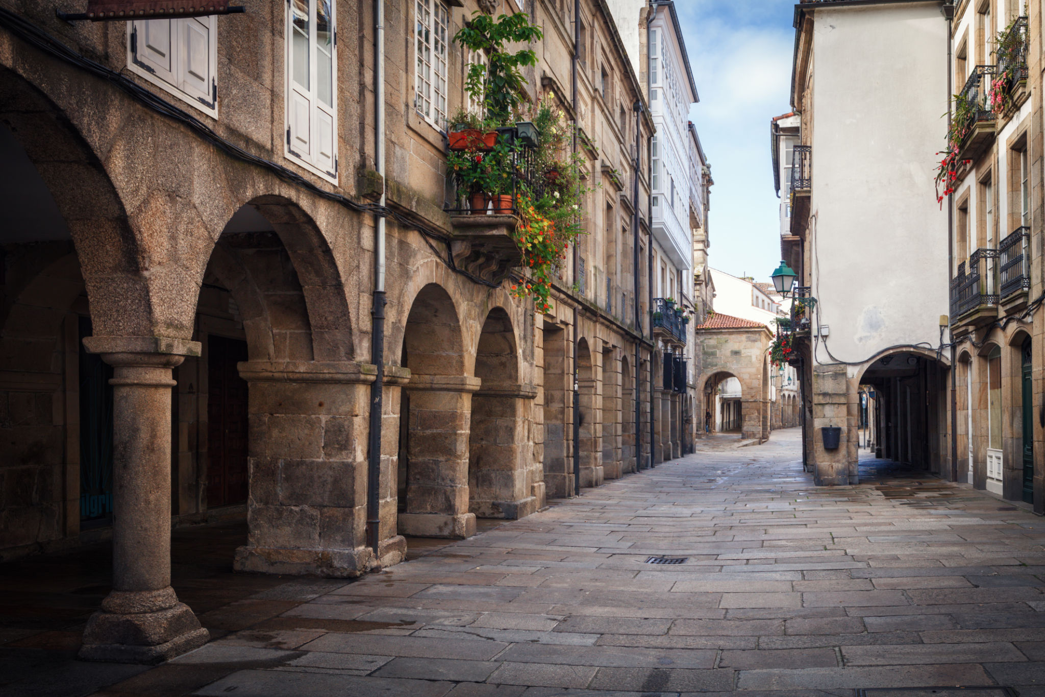 santiago de compostela streets