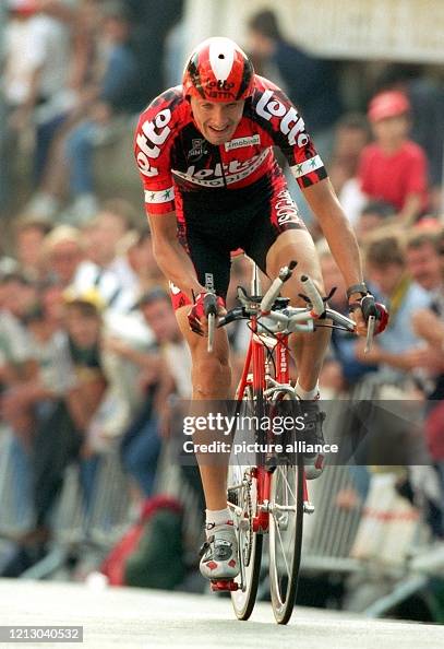 Der französische Radprofi Laurent Madouas vom belgischen LottoTeam