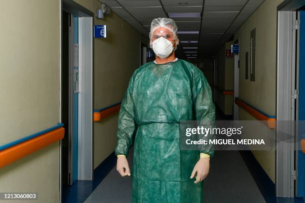 Cuban Doctor Roberto Arias Hernandez, specialized in internal medicine and member of a team of Cuban doctors who came to Italy two months ago to help...