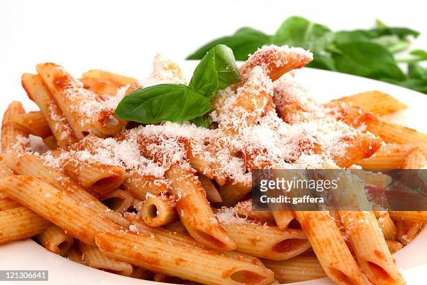 italian pasta - tomato pasta stock pictures, royalty-free photos & images