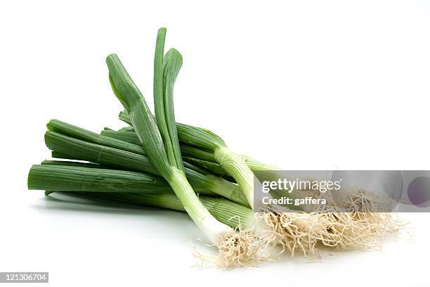 spring onions - bosui stockfoto's en -beelden