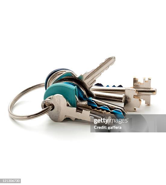 house keys - key ring stock pictures, royalty-free photos & images
