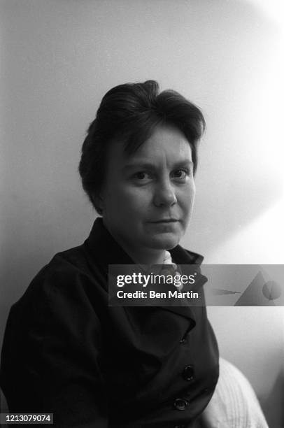 Harper Lee American novelist, July 1960.