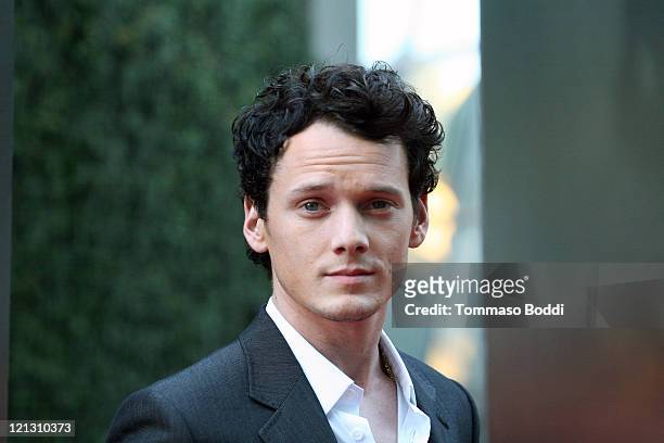 Actor Anton Yelchin attends the "Fright Night" screening held at the ArcLight theatre on August 17, 2011 in Hollywood, California.