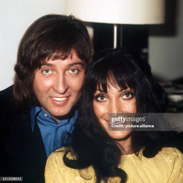 Die jugoslawische Schauspielerin und Sängerin Dunja Rajter mit ihrem Mann Les Humphries am 13. März 1973 in München. Nach einer Schauspielausbildung...