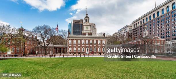 Independence Hall is closed to the public due to the coronavirus outbreak on March 17, 2020 in Philadelphia, Pennsylvania. The tourism and...