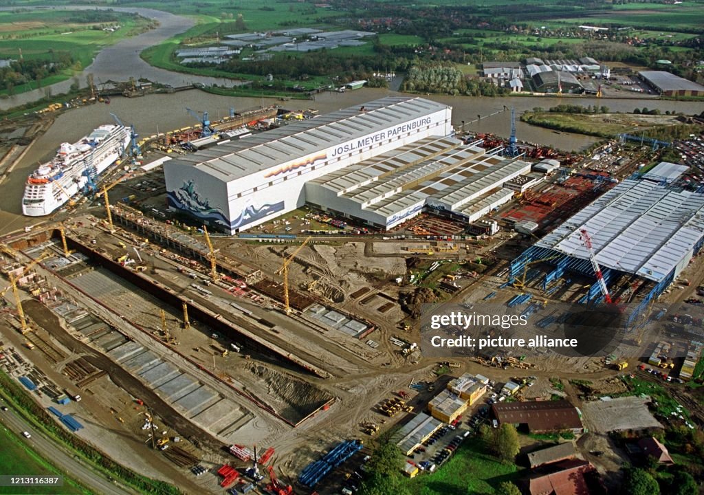 Erweiterungsarbeiten bei der Meyer Werft