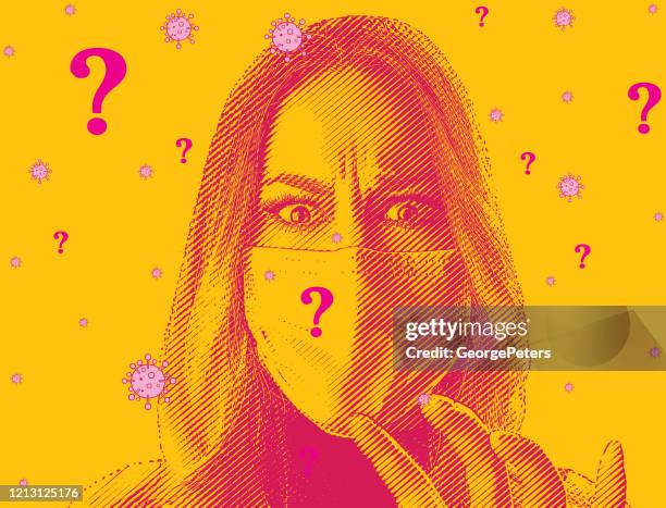 stockillustraties, clipart, cartoons en iconen met vrouw bezorgd over de economische effecten van covid-19 - one mid adult woman only