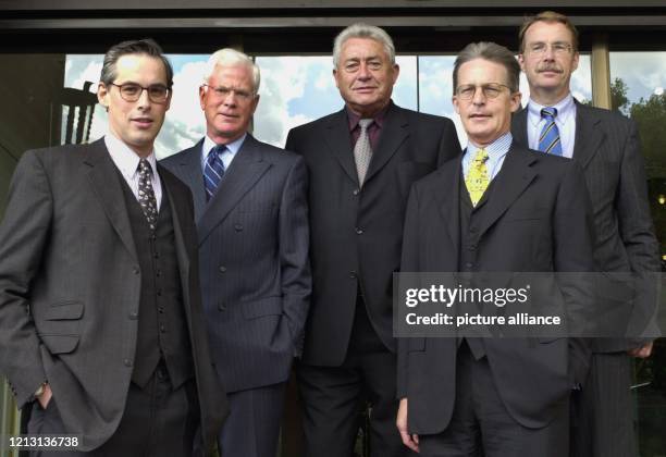 Die Vorstandsmitglieder der Wilh. Werhahn Gruppe : Anton Wehrhahn, Sprecher Dr. Joachim Gerhard, Günter Jung, Wilhelm Werhahn und Dr. Michael Werhahn...