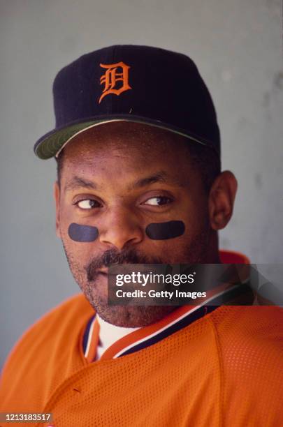 Cecil Fielder, First Baseman and Designated Hitter for the Detroit Tigers during the Major League Baseball American League East game against the...