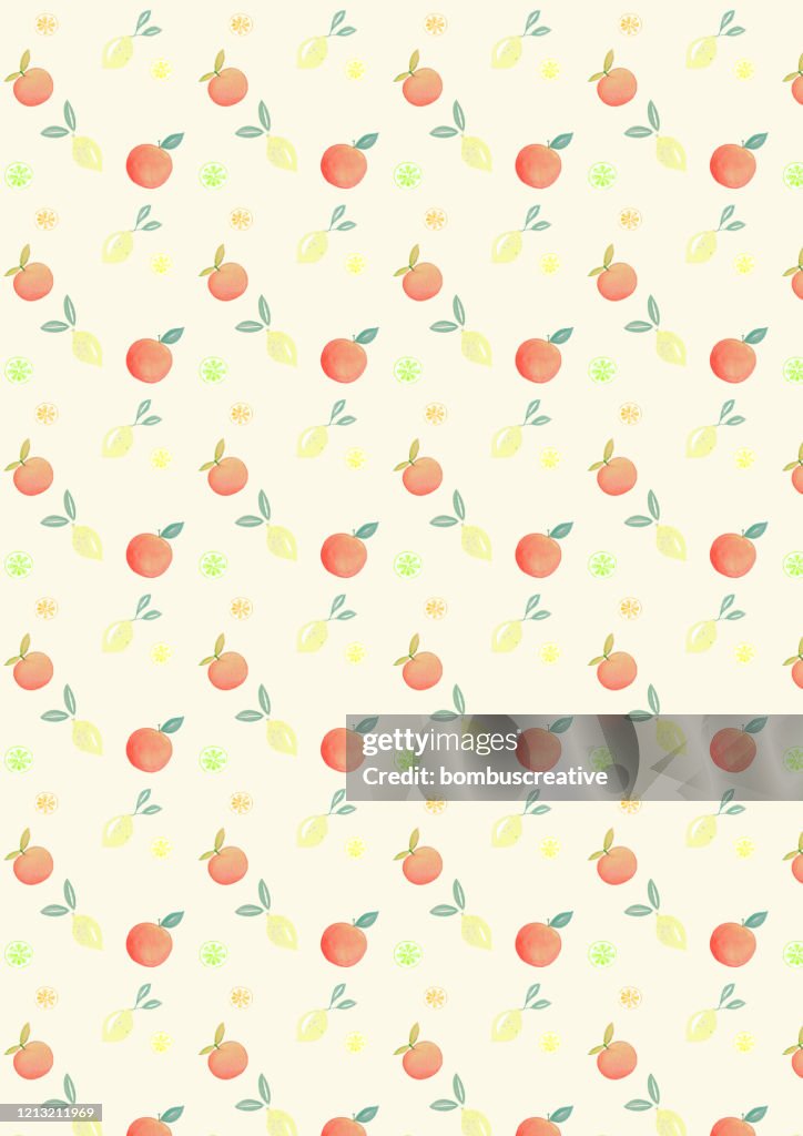 Orange and Lemon Pattern