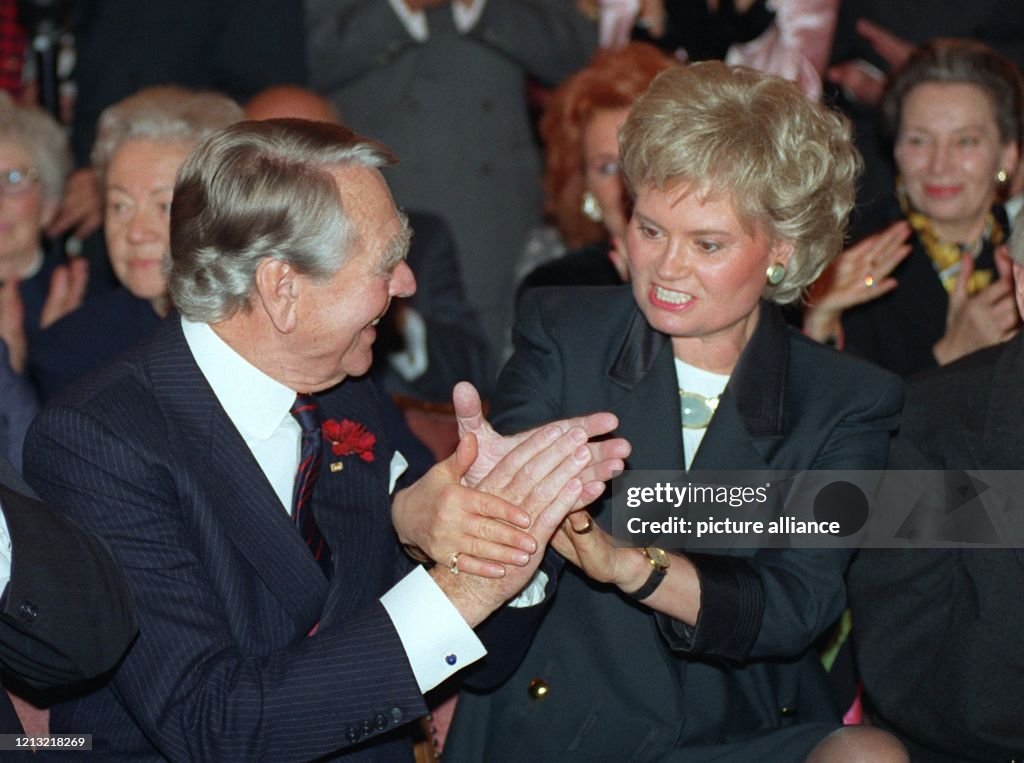 Beitz Berthold Beitz und Hannelore Kohl während der Feier anläßlich seines ...