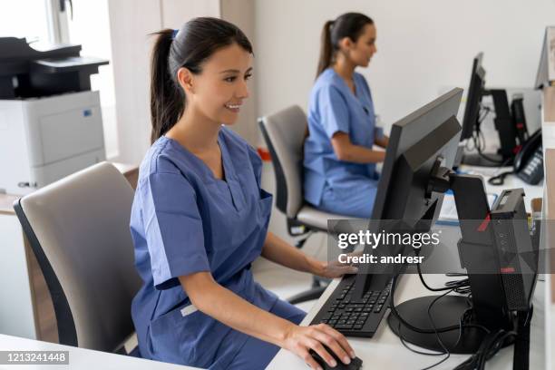 1,357 Medical Receptionist Computer Stock Photos, High-Res Pictures ...