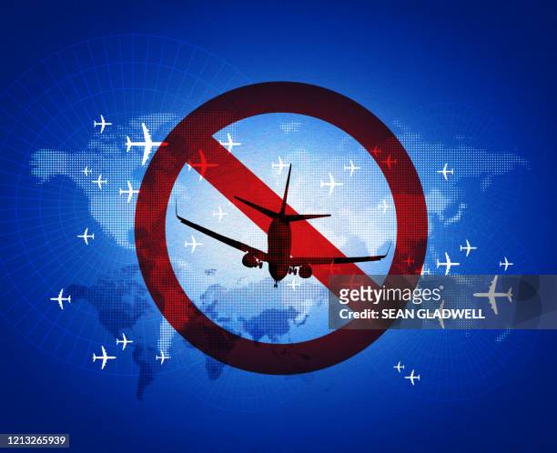flight restriction - 旅行禁止 ストックフォトと画像