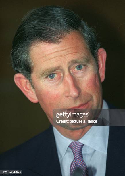 Prinz von Wales, britischer Thronfolger, aufgenommen am 12.5.1997 im hessischen Eberbach.
