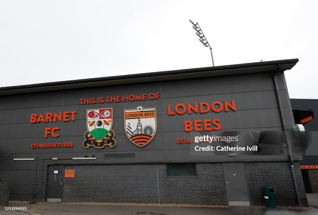 General Views of Sport Venues after events postponed due to Covid-19