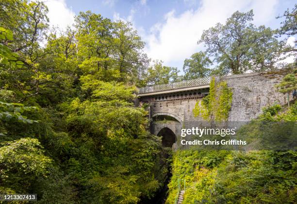 devils bridge landscape, ceredigion, wales, united kingdom - chris cross stock pictures, royalty-free photos & images