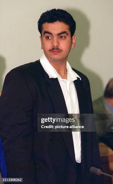 Der Libanese Safwan Eid am 23.9.1996 im Lübecker Landgericht. Der nach eigenen Angaben 20 Jahre alte Libanese muß sich im Prozeß um die...