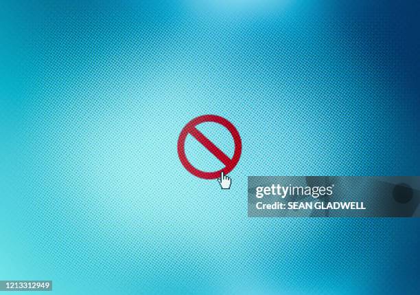 restricted access icon - restrictions stock pictures, royalty-free photos & images