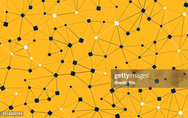 nodes connections disease spread - dispersa stock illustrations