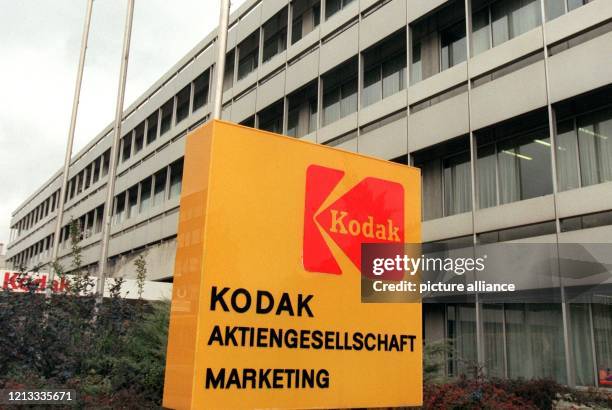 Blick auf ein Verwaltungsgebäude der Deutschen Kodak AG, aufgenommen am in Stuttgart-Wangen. Der amerikanische Foto- und Elektronikkonzern Eastman...