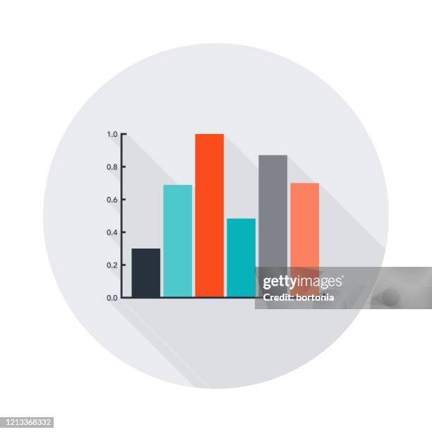 column graph icon - column infographic stock illustrations