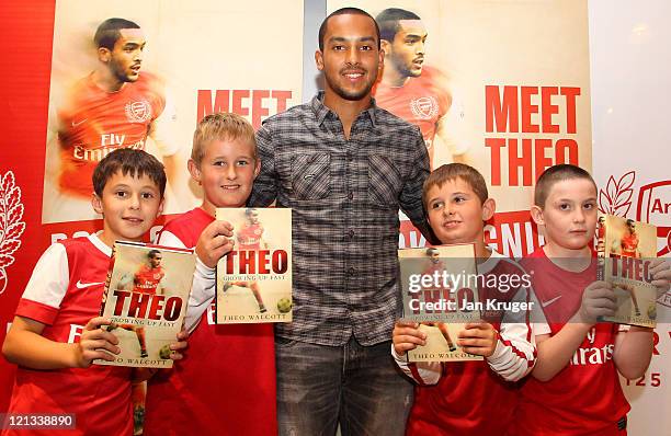 Theo Walcott Book Signing Photos and Premium High Res Pictures - Getty