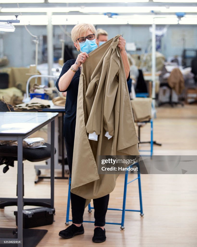 Burberry Non-Surgical Gown Production