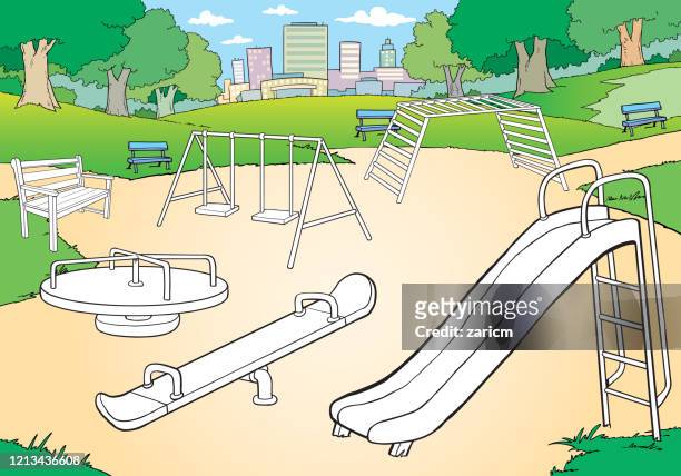 511 Cartoon Playground Images Photos and Premium High Res Pictures - Getty  Images