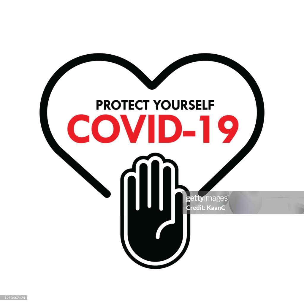 Wuhan coronavirus uitbraak influenza als gevaarlijke griep stam gevallen als een pandemische concept banner platte stijl illustratie, Covid-19 voorraad illustratie