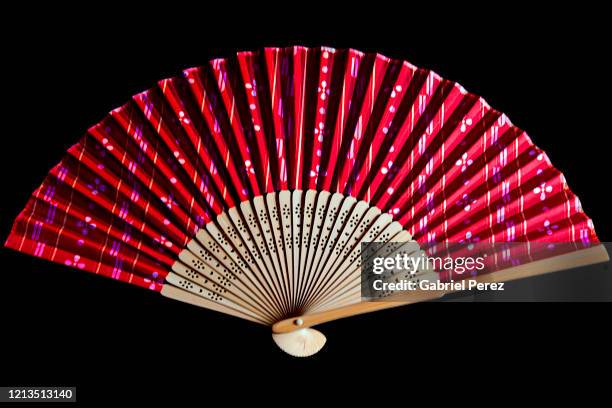 folding fan - chinese fan stock pictures, royalty-free photos & images