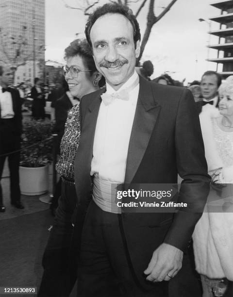 American actor F Murray Abraham at the Academy Awards in Los Angeles, 25th March 1985. He won the Best Actor award for his role as Antonio Salieri in...