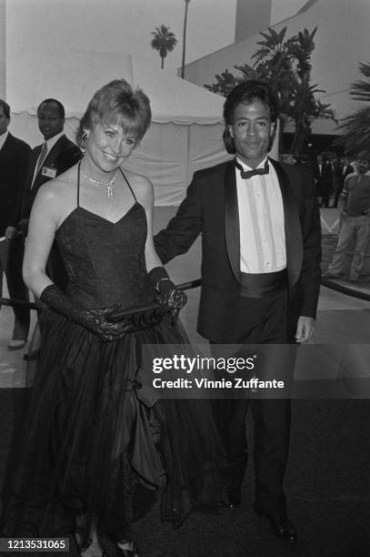 American actress Lauren Tewes attends the Third Annual Television Academy Hall of Fame induction ceremony in Santa Monica, California, 1986.