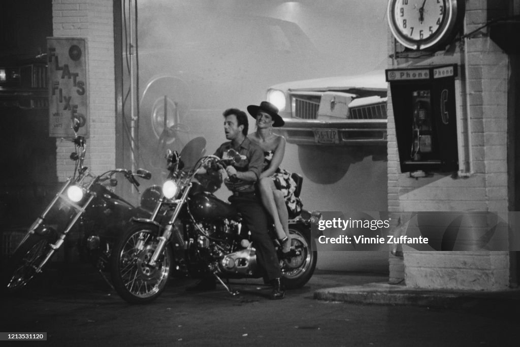 American singer songwriter Billy Joel and model Christie Brinkley on American singer songwriter Billy Joel and model Christie Brinkley on
