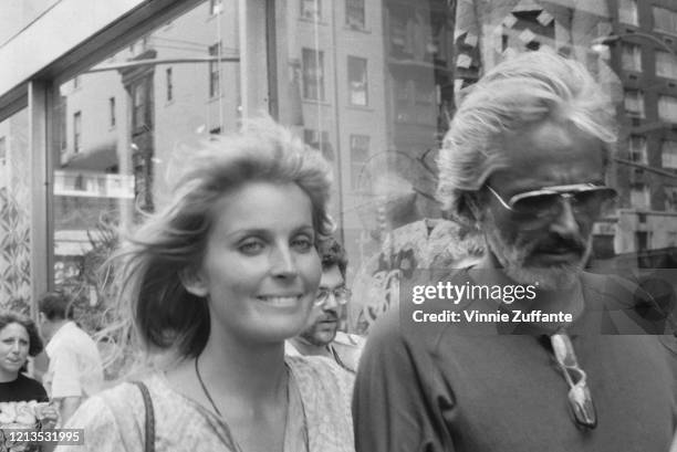 American actress Bo Derek with her husband, actor John Derek , USA, circa 1981.