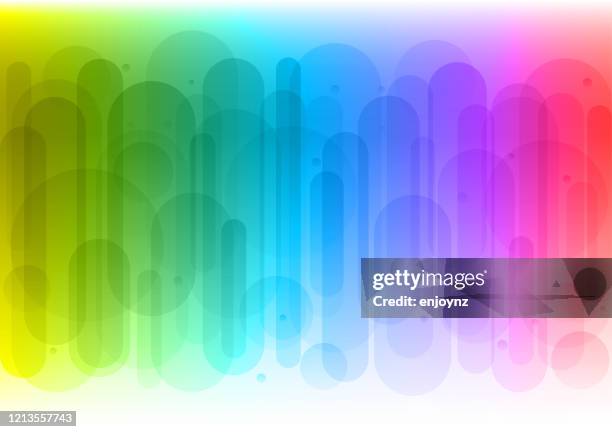 bright abstract rainbow background - pride stock illustrations