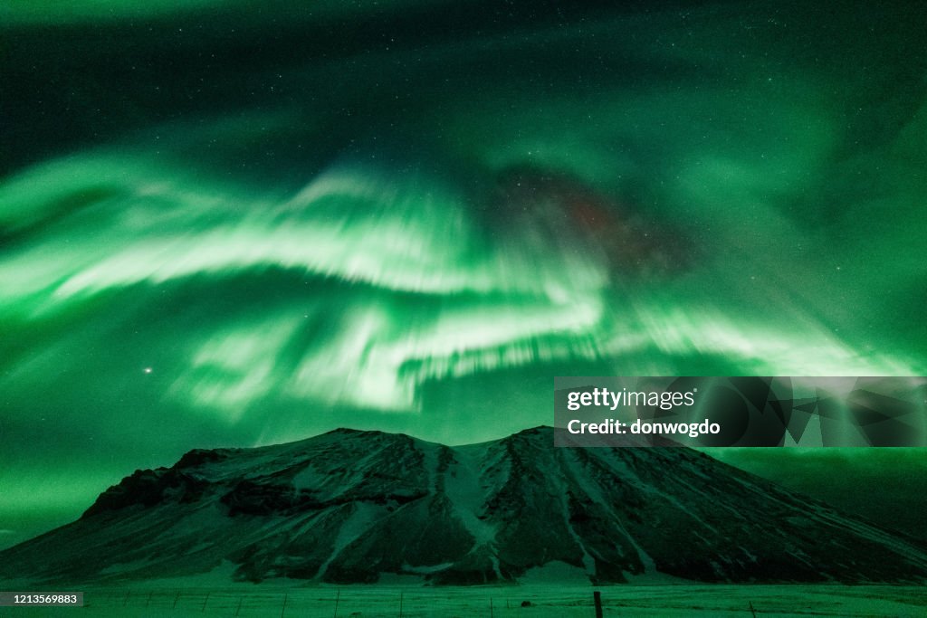 Northern lights in Iceland