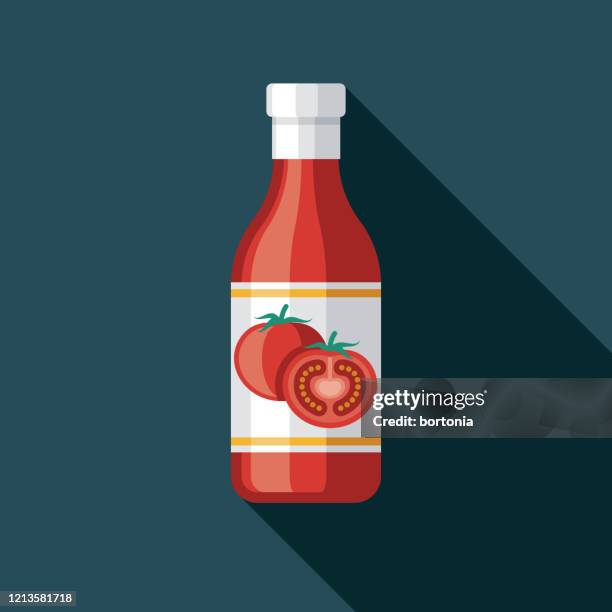 illustrazioni stock, clip art, cartoni animati e icone di tendenza di icona condimento ketchup - aceto
