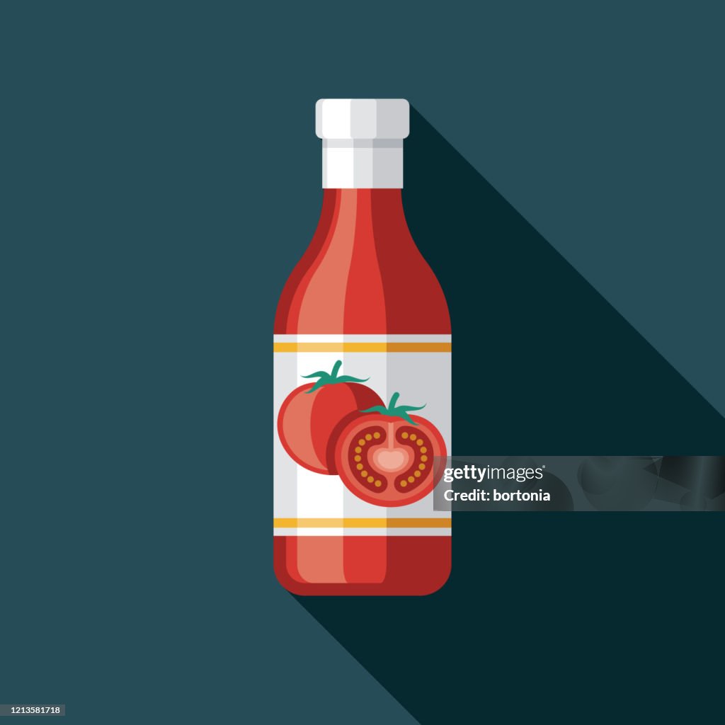 Ketchup Condiment Icon