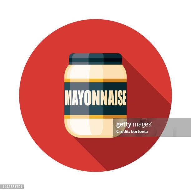 mayonnaise condiment icon - vinegar bottle stock illustrations
