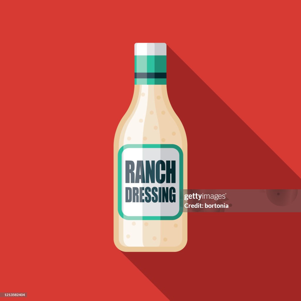 Ranch Salad Dressing Condiment Icon