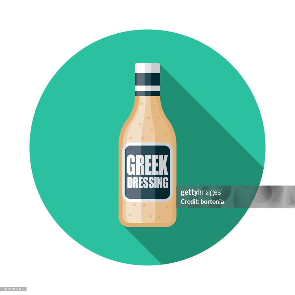 Greek Salad Dressing Condiment Icon