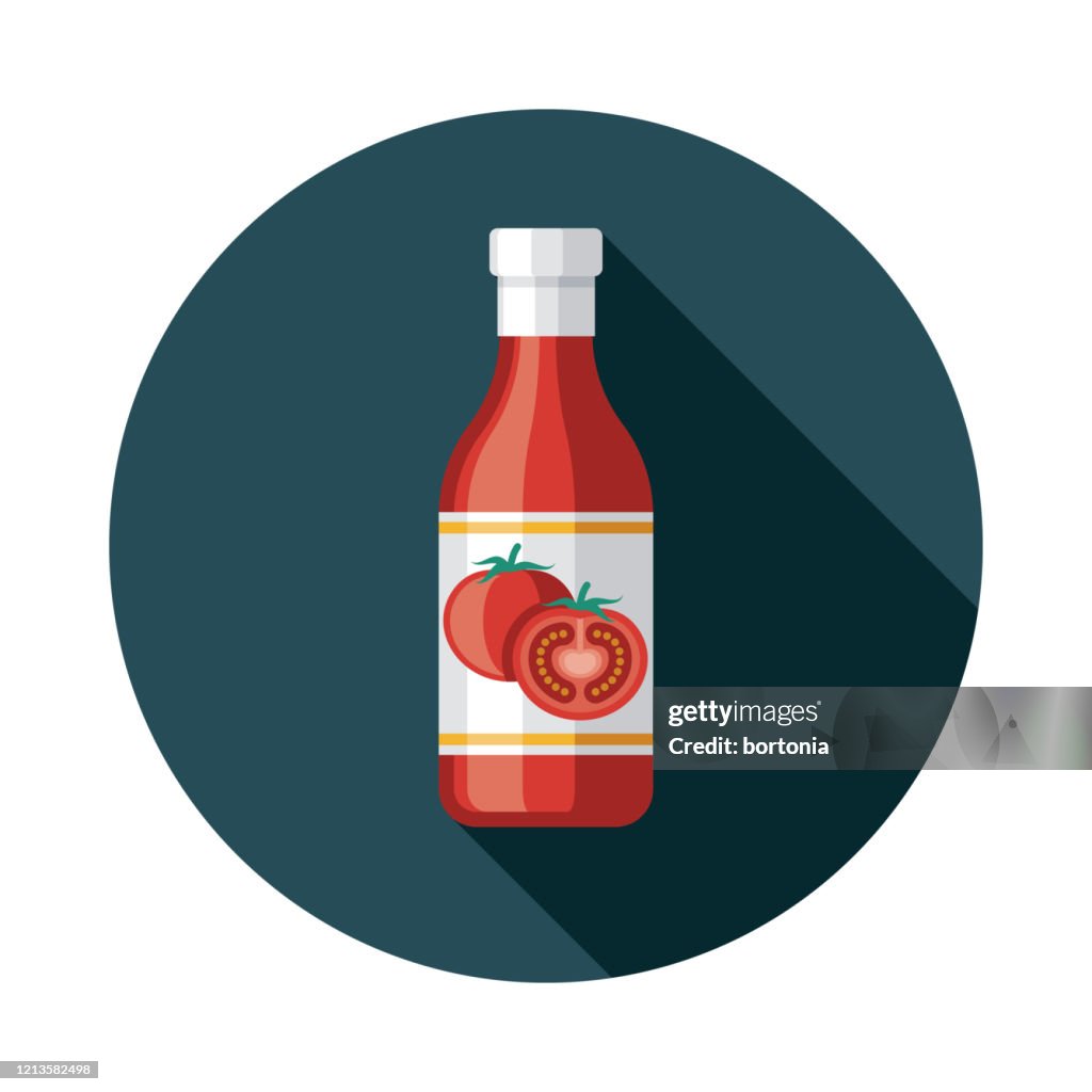 Ketchup Condiment Icon