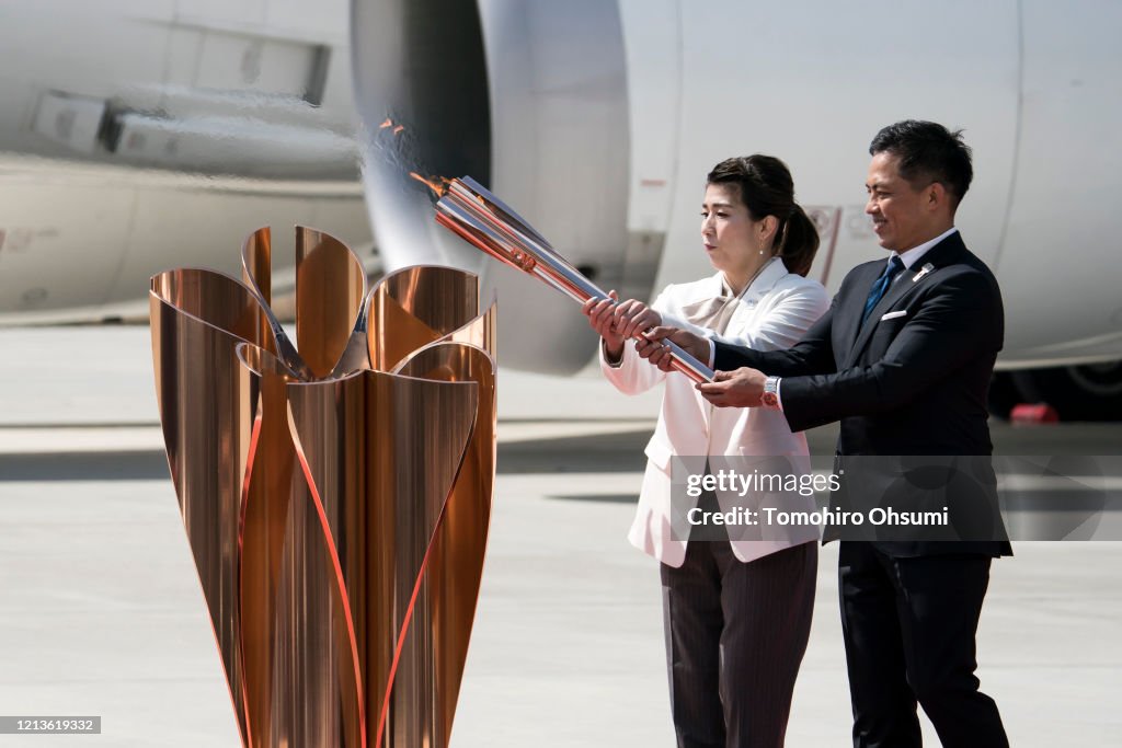 Tokyo 2020 Olympic Flame Arrives Japan